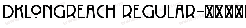 DKLongreach Regular字体转换